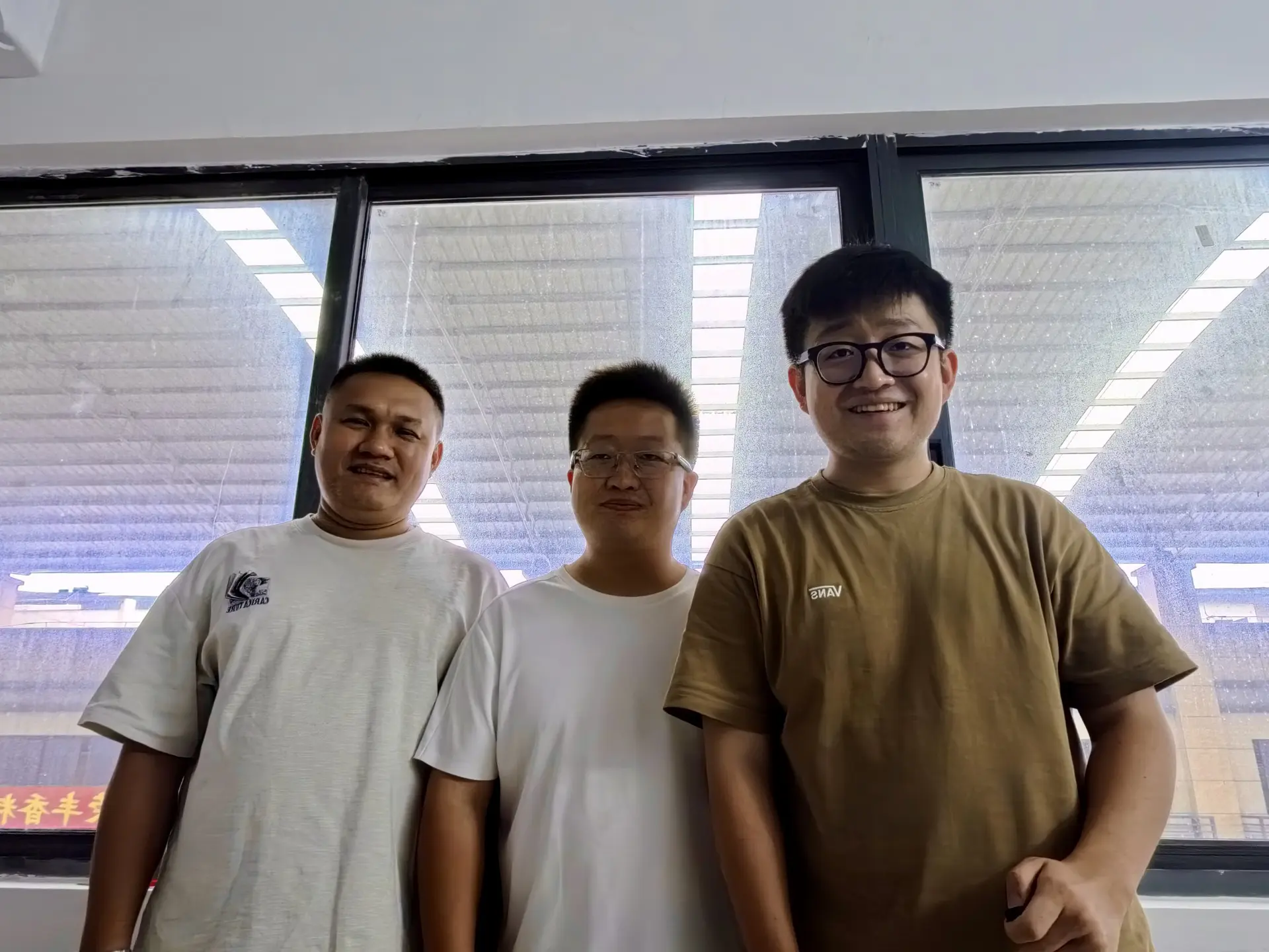 From left to right: Kun, Chuangui and Fu Yang